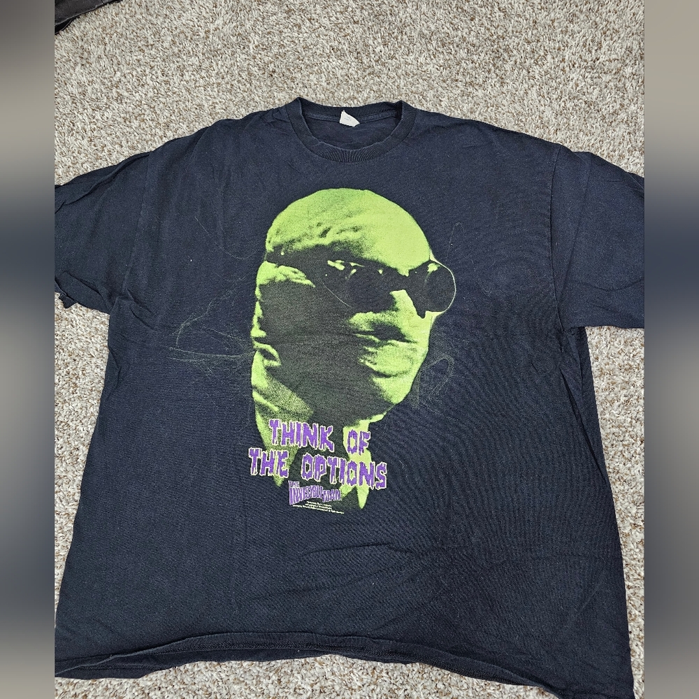 Vintage think of the option invisible man tee